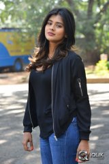 Hebah Patel at Ekkadiki Pothavu Chinnavada Movie Thanks Meet